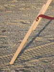 spring mechanism allows you to adjust the length of each leg individually with just a pull of a lever
